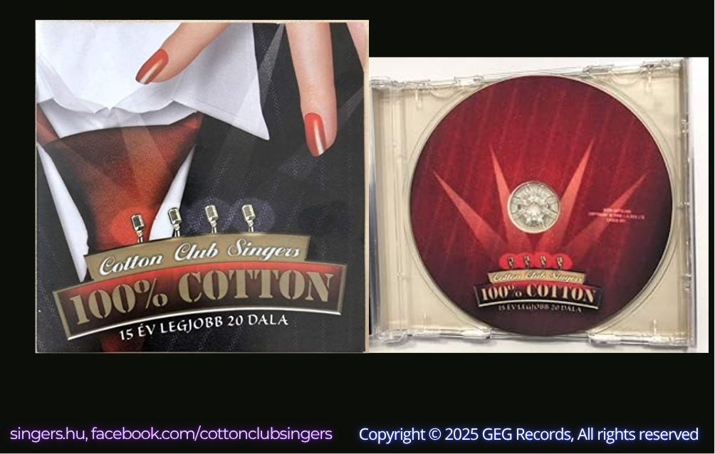 Cotton Club Singers 15 éves Best of.